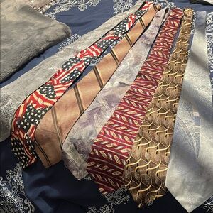 Puritan Men's Ties - Patriotic and Elegant Designs